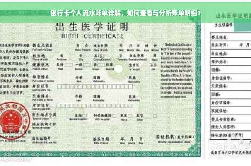 银行卡个人流水账单详解，如何查看与分析账单明细？