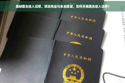 揭秘医生收入证明，现实挑战与未来展望，如何开具医生收入证明？