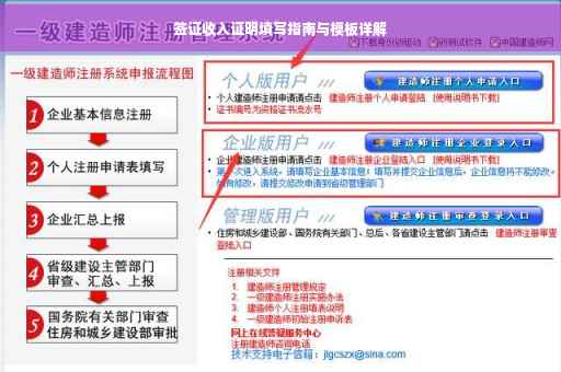签证收入证明填写指南与模板详解