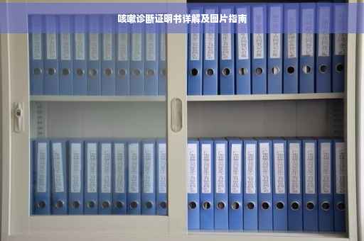 咳嗽诊断证明书详解及图片指南