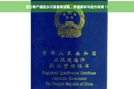 银行客户端流水记录查看详解，步骤解析与操作指南 ??