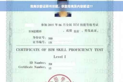 淮南诊断证明书详解，获取指南及内容解读??