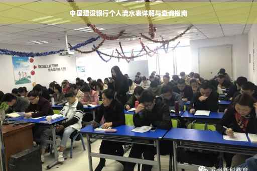 中国建设银行个人流水表详解与查询指南