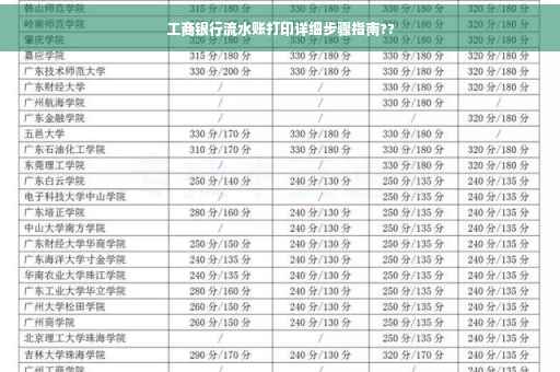 工商银行流水账打印详细步骤指南??