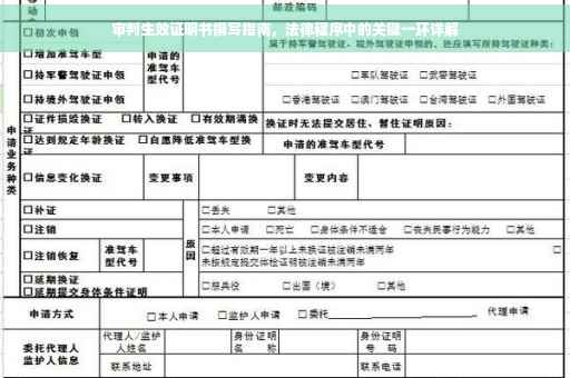 审判生效证明书撰写指南，法律程序中的关键一环详解