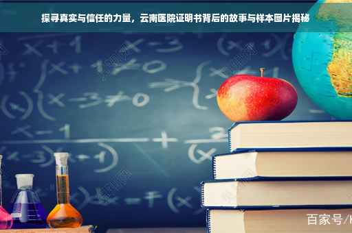 探寻真实与信任的力量，云南医院证明书背后的故事与样本图片揭秘