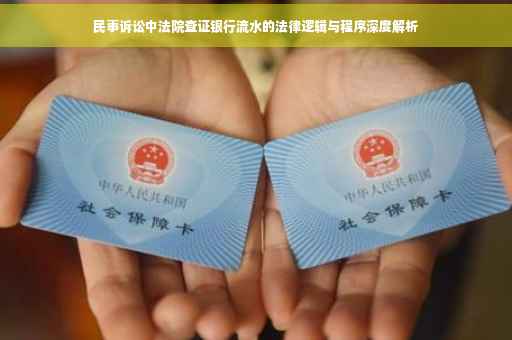 民事诉讼中法院查证银行流水的法律逻辑与程序深度解析