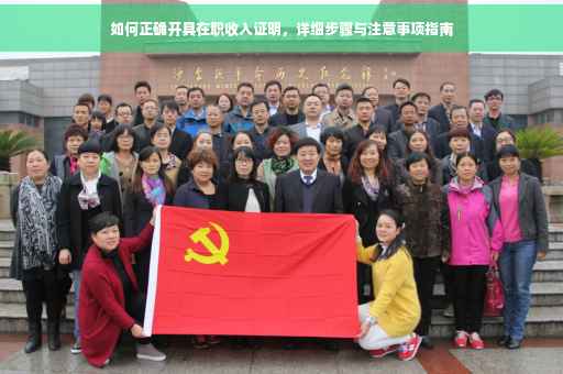 如何正确开具在职收入证明，详细步骤与注意事项指南