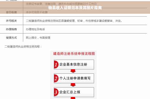 物品收入证明范本及其图片指南
