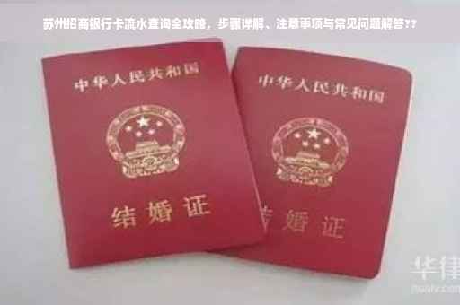 苏州招商银行卡流水查询全攻略，步骤详解、注意事项与常见问题解答??