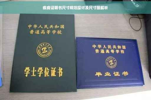疾病证明书尺寸规范探讨及尺寸图解析