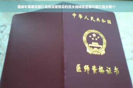 揭秘中国建设银行高效运营背后的流水线秘密武器与银行流水图??