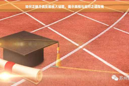 如何正确开具贫困收入证明，揭示真相与应对之道指南
