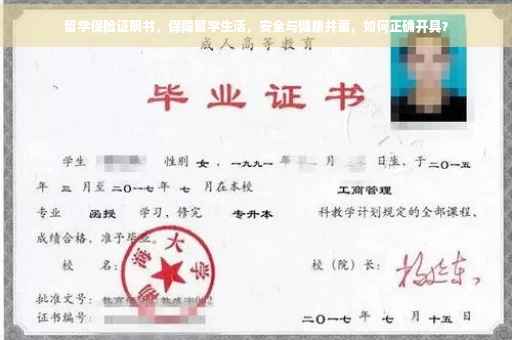 留学保险证明书，保障留学生活，安全与健康并重，如何正确开具？
