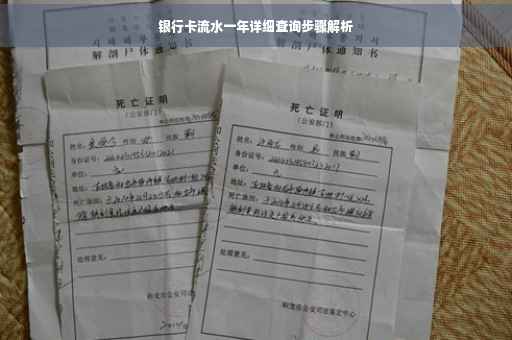 银行卡流水一年详细查询步骤解析