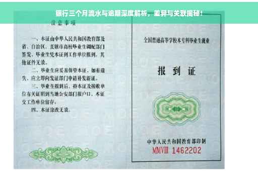 银行三个月流水与逾期深度解析，差异与关联揭秘！
