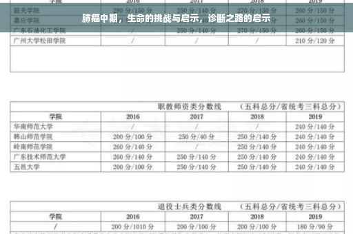 肺癌中期，生命的挑战与启示，诊断之路的启示