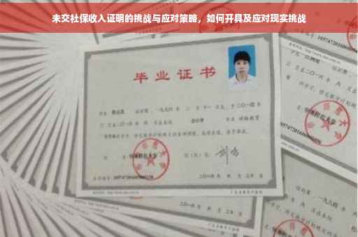 未交社保收入证明的挑战与应对策略，如何开具及应对现实挑战