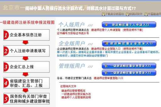 揭秘中国人民银行流水计算方式，详解流水计算过程与方式??