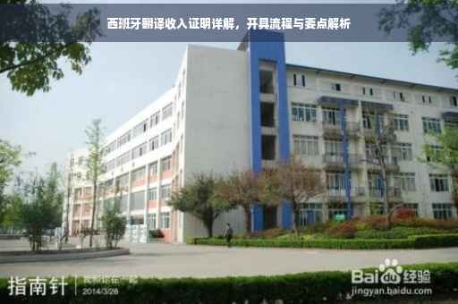西班牙翻译收入证明详解，开具流程与要点解析
