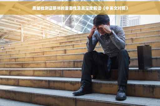 质量检测证明书的重要性及其深度解读（中英文对照）