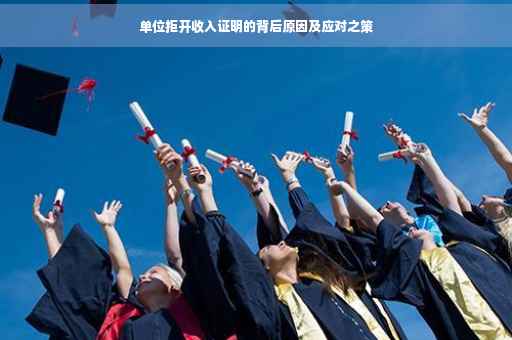 单位拒开收入证明的背后原因及应对之策