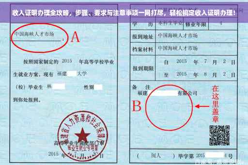 收入证明办理全攻略，步骤、要求与注意事项一网打尽，轻松搞定收入证明办理！