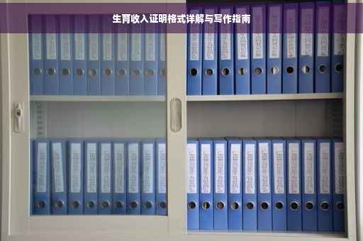 生育收入证明格式详解与写作指南
