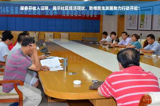 居委开收入证明，揭示社区经济现状，助推民生发展助力行动开启！
