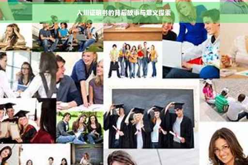 入川证明书的背后故事与意义探索