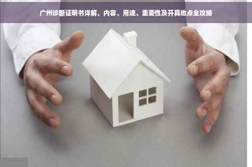 广州诊断证明书详解，内容、用途、重要性及开具地点全攻略