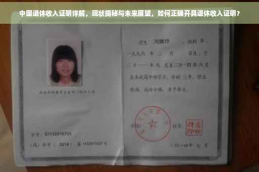 中国退休收入证明详解，现状揭秘与未来展望，如何正确开具退休收入证明？