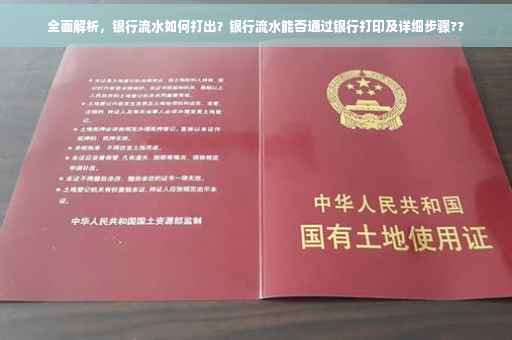 全面解析，银行流水如何打出？银行流水能否通过银行打印及详细步骤??