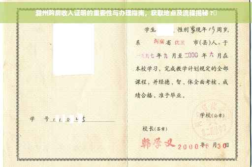 滁州购房收入证明的重要性与办理指南，获取地点及流程揭秘 ?✨