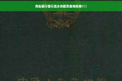 青岛银行银行流水详解及查询指南?⚡️