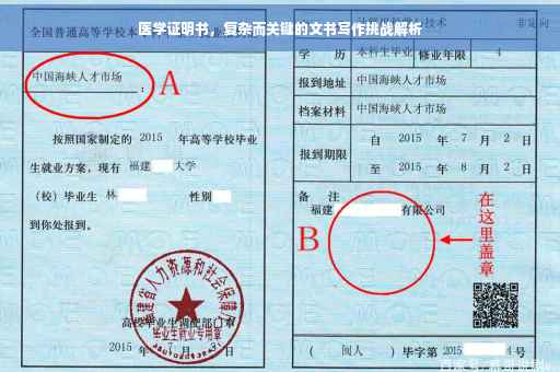 医学证明书，复杂而关键的文书写作挑战解析