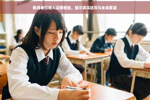 教师单位收入证明模板，揭示真实状况与未来展望