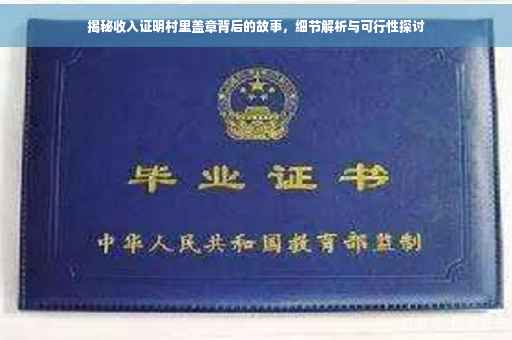 揭秘收入证明村里盖章背后的故事，细节解析与可行性探讨