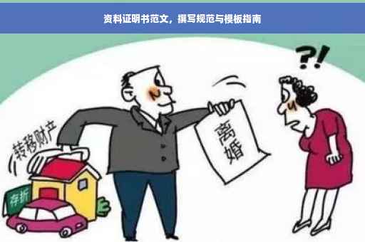 资料证明书范文，撰写规范与模板指南