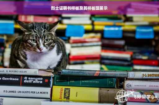 烈士证明书样板及其样板图展示