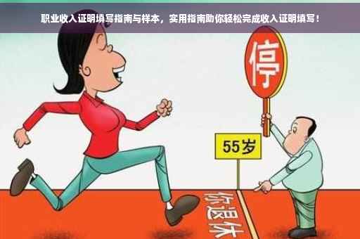 职业收入证明填写指南与样本，实用指南助你轻松完成收入证明填写！