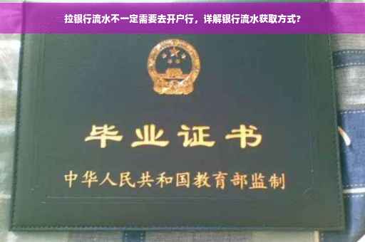拉银行流水不一定需要去开户行，详解银行流水获取方式?
