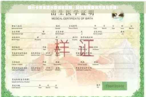 银行卡资金流水查询全攻略，轻松掌握查询方法与步骤！
