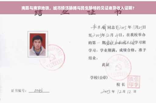 南昌与南京地铁，城市经济脉搏与民生脉络的见证者及收入证明?