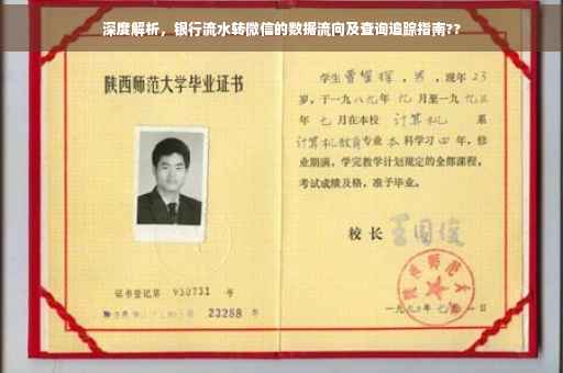 深度解析，银行流水转微信的数据流向及查询追踪指南??