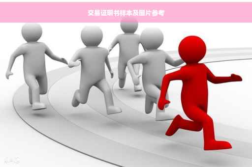 交易证明书样本及图片参考