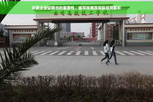 关联企业证明书的重要性、编写指南及实际应用解析