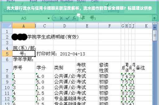 光大银行流水与信用卡提额关联深度解析，流水操作能否安全提额？标题建议供参考。