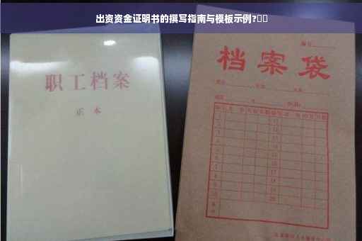 出资资金证明书的撰写指南与模板示例?⚡️