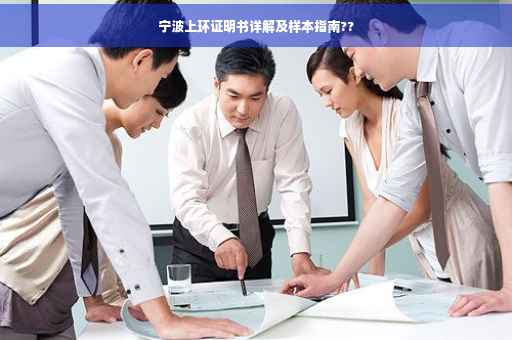 宁波上环证明书详解及样本指南??